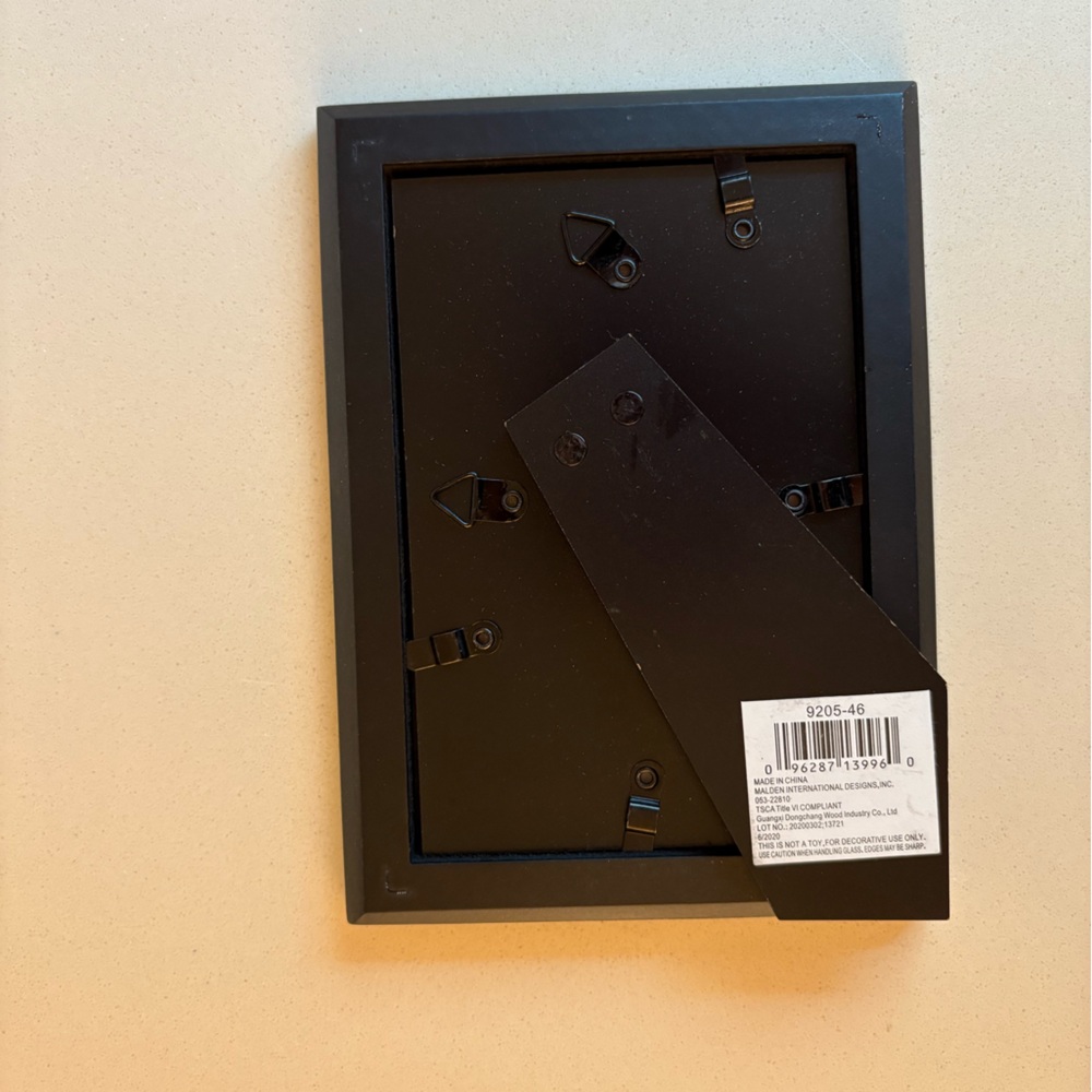 Malden Black Frame 4x6 - Picture 2 of 3